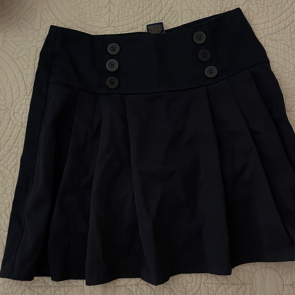 School uniform skirt, ClassRoom Uniform, Size: 12, Navy blue.